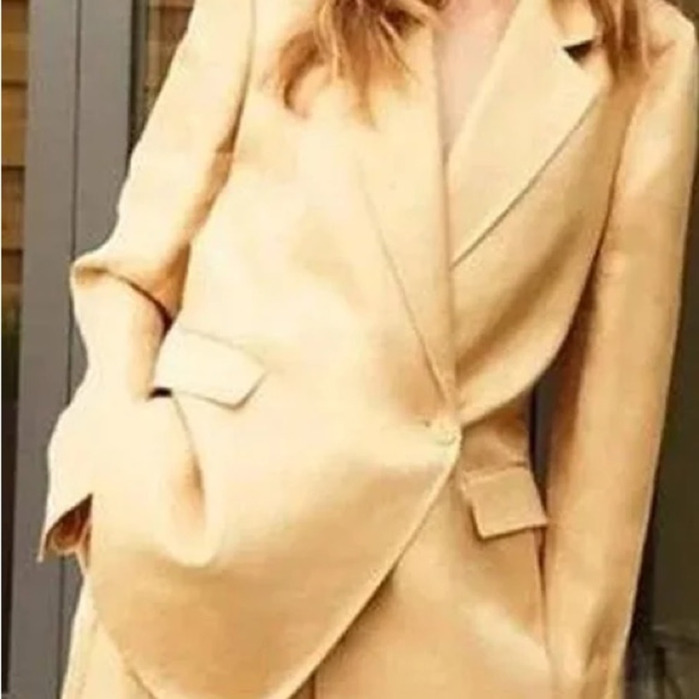 Aritzia Wilfred Le Fou Blazer - Yellow - L